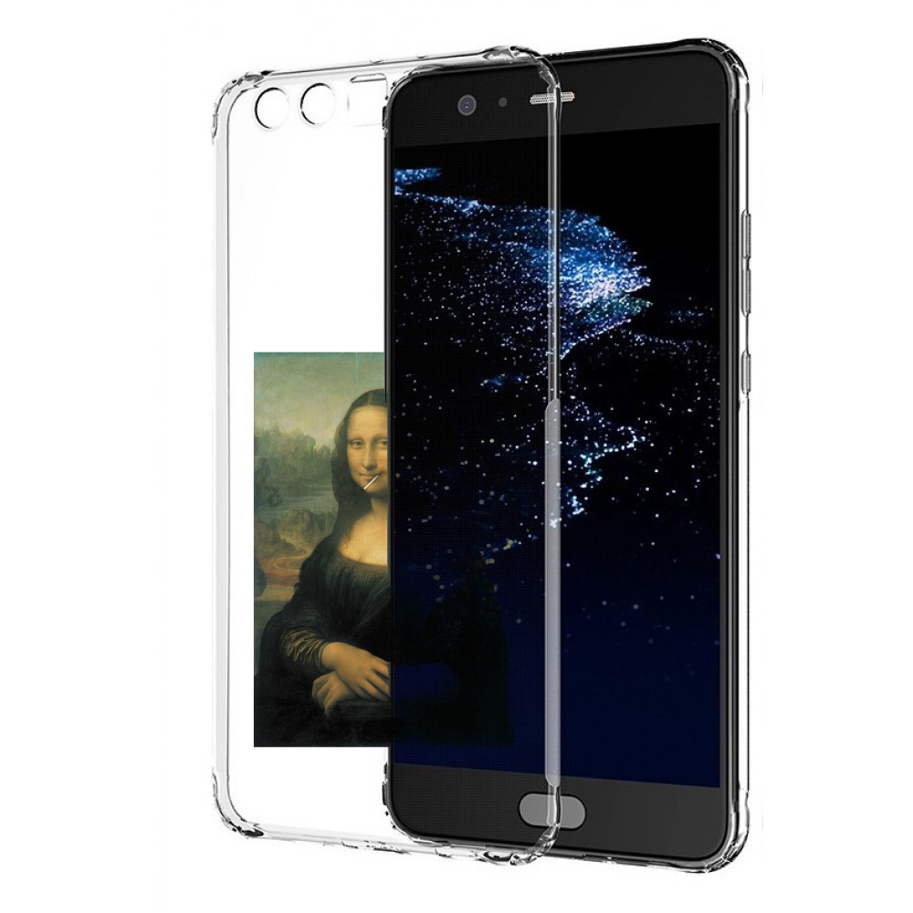 

Чехол бампер MyPads монализа-с-чупачупсом для Huawei P10 Plus пр, Прозрачный, Tocco