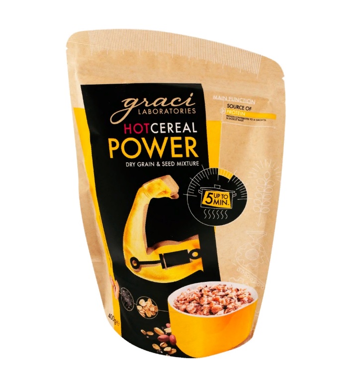 

Хлопья Graci Laboratories Power из смеси 3 злаков с арахисом 400 г