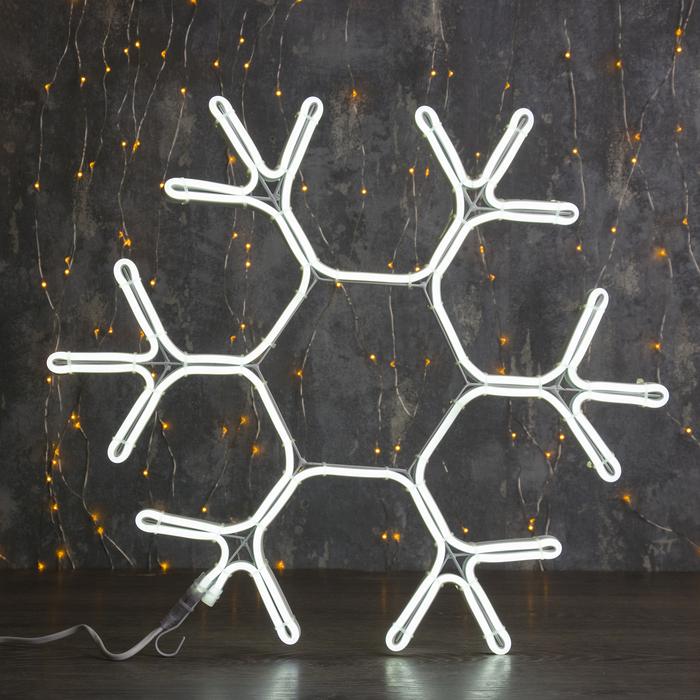 

Световая фигура Luazon lighting Снежинка 3661983 белый холодный, Снежинка