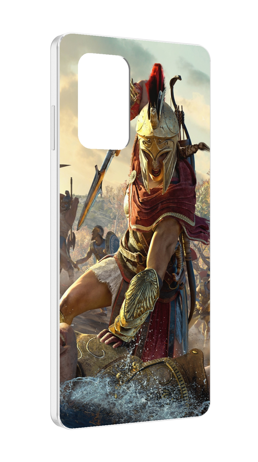 

Чехол MyPads Assassin's Creed Odyssey Kassandra мужской для ZTE Blade A72, Прозрачный, Tocco