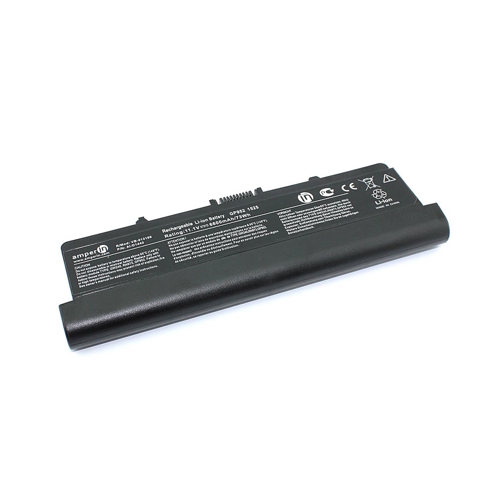 

Аккумуляторная батарея Amperin для ноутбука Dell Inspirion 1440, 1525 11.1V 6600mAh (73Wh)