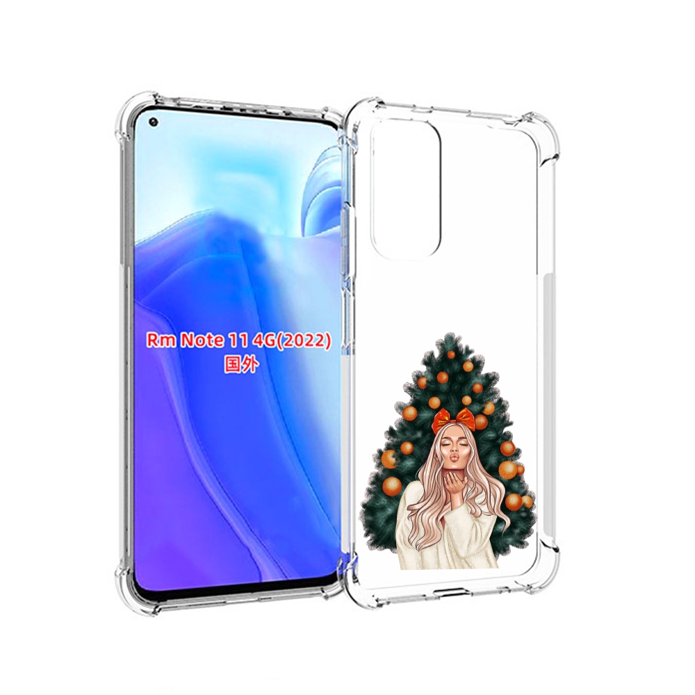 

Чехол MyPads девушка-под-елкой-с-мандаринами женский для Xiaomi Redmi Note 11 4G ( Глоб, Tocco