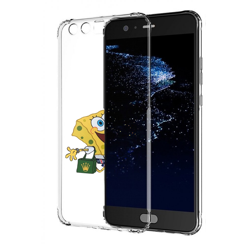 

Чехол бампер MyPads модный-спанч-боб для Huawei P10 Plus противо, Прозрачный, Tocco