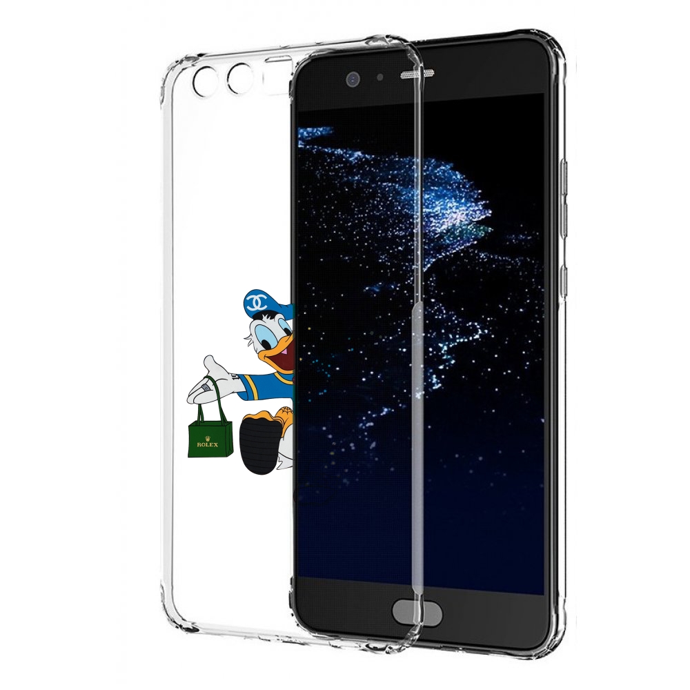 

Чехол бампер MyPads модный-дональд-дак для Huawei P10 Plus проти, Прозрачный, Tocco