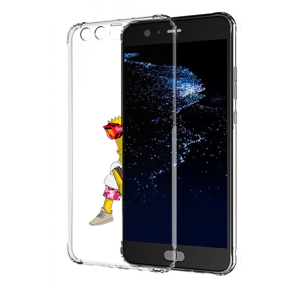 

Чехол бампер MyPads модный-барт-симпсон для Huawei P10 Plus прот, Прозрачный, Tocco