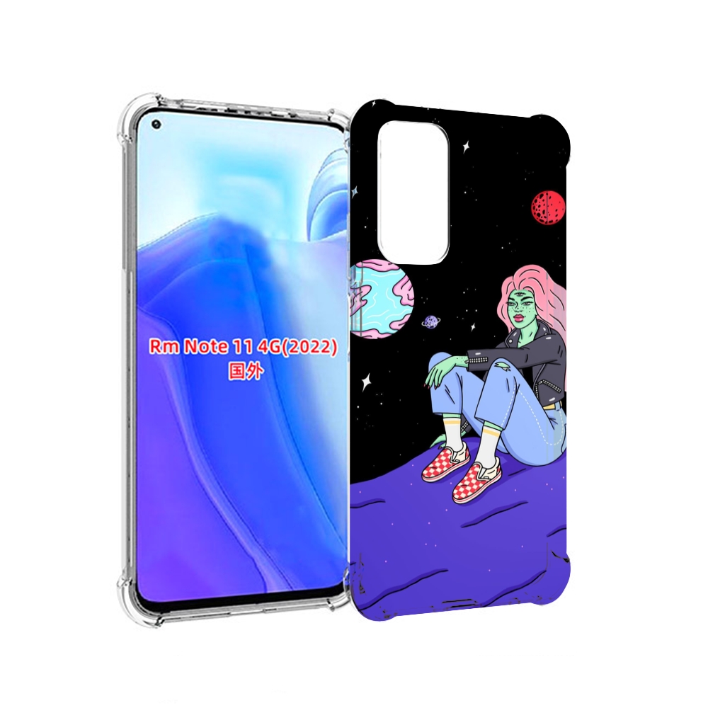 

Чехол MyPads девушка-на-луне-мультик для Xiaomi Redmi Note 11 4G ( Глобальная версия ), Tocco