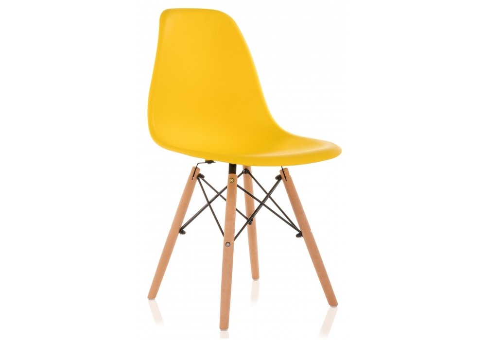 фото Стул woodville eames pc-015 желтый