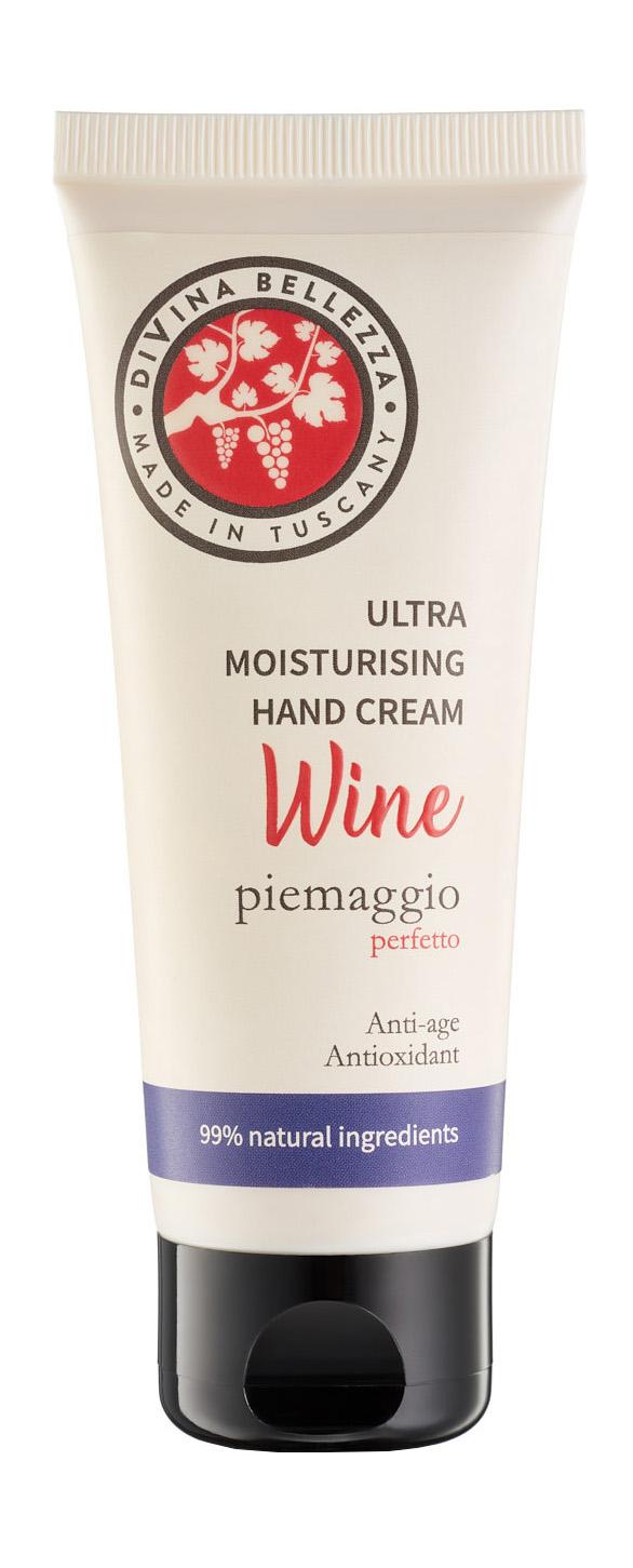 Купить Крем для рук Divina Bellezza Ultra Moisturising Hand Cream на основе красного вина, 75 мл