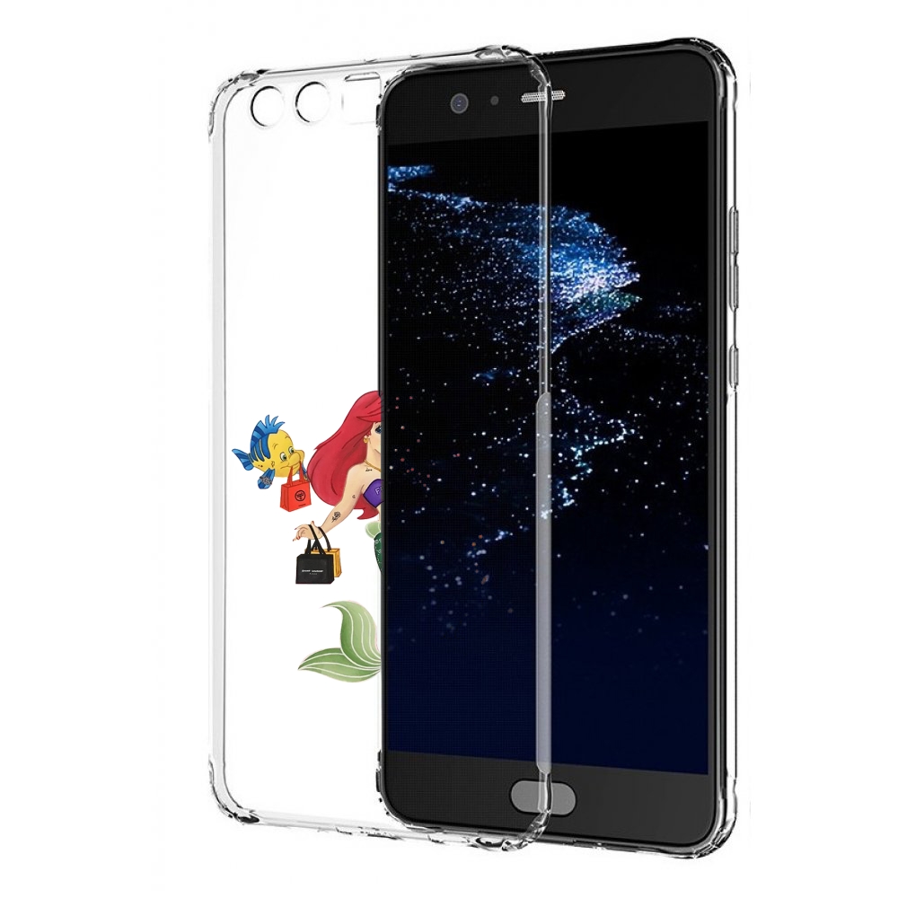 Чехол бампер MyPads модная-русалка женский для Huawei P10 Plus п