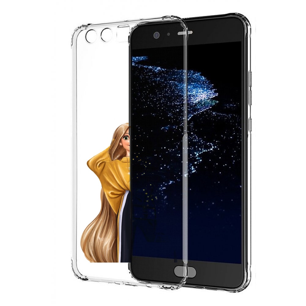 

Чехол бампер MyPads модная-рапунсель женский для Huawei P10 Plus, Прозрачный, Tocco