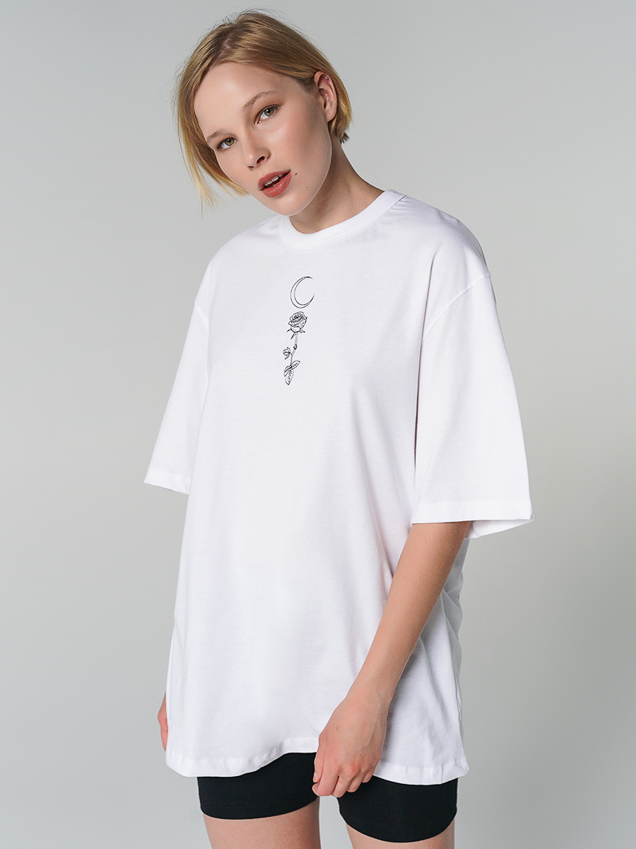 

Футболка женская ТВОЕ 81679 белая M-L, 81679