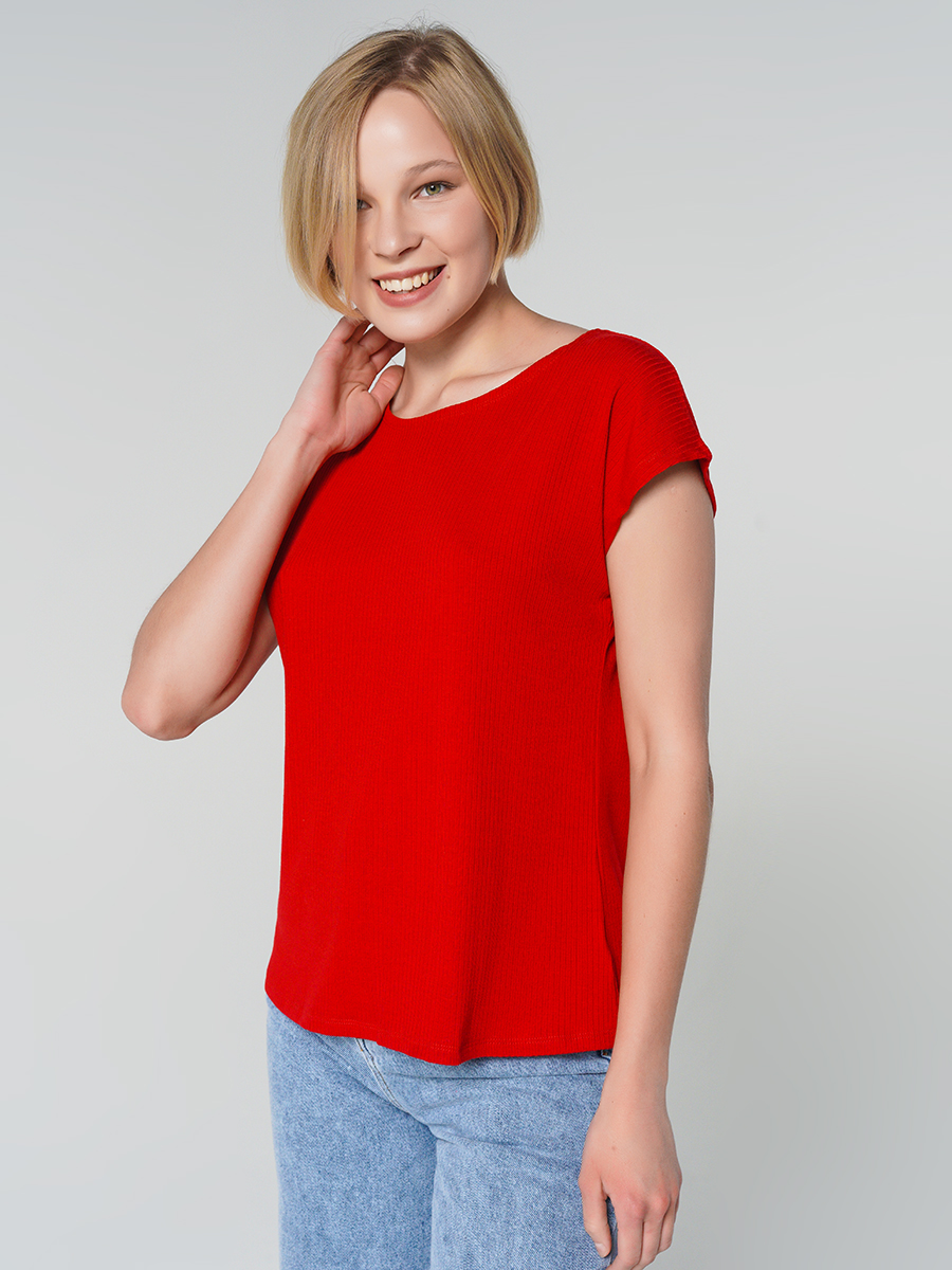 

Футболка женская ТВОЕ 82706 красная XL, 82706