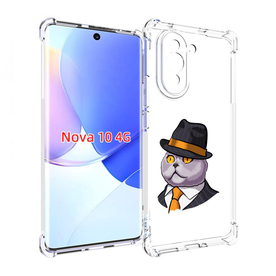

Чехол MyPads британец для Huawei Nova 10, Прозрачный, Tocco