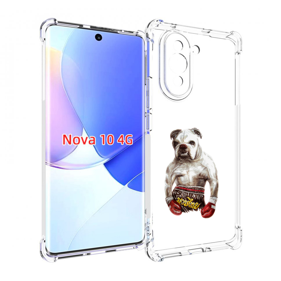 

Чехол MyPads боксер для Huawei Nova 10, Прозрачный, Tocco