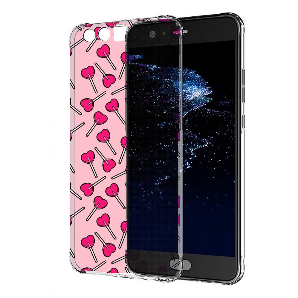 

Чехол бампер MyPads много лединцов для Huawei P10 Plus противоуд, Прозрачный, Tocco