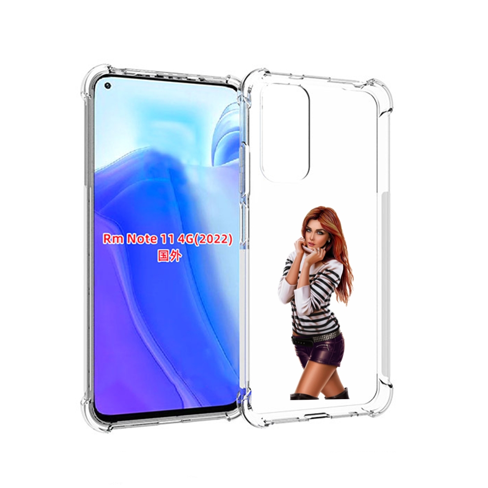 

Чехол MyPads девушка-в-свитере-с-полоской для Xiaomi Redmi Note 11 4G ( Глобальная верс, Tocco