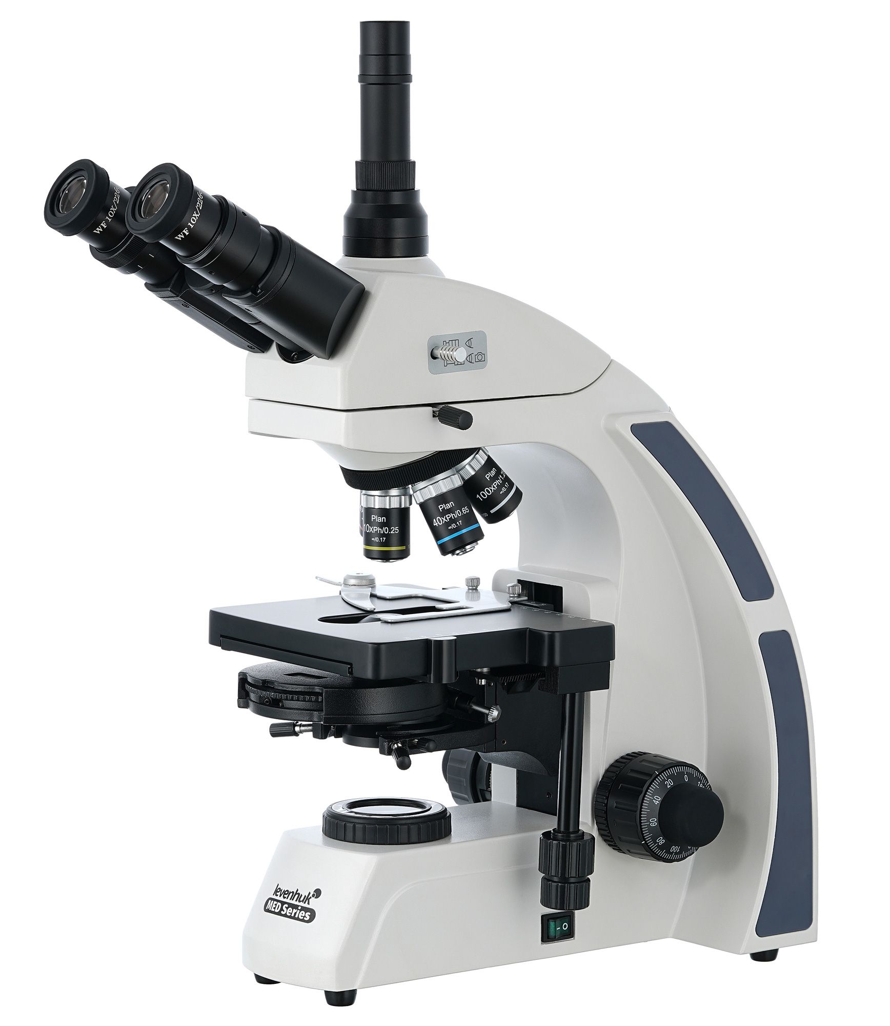 фото Микроскоп levenhuk med 45t белый