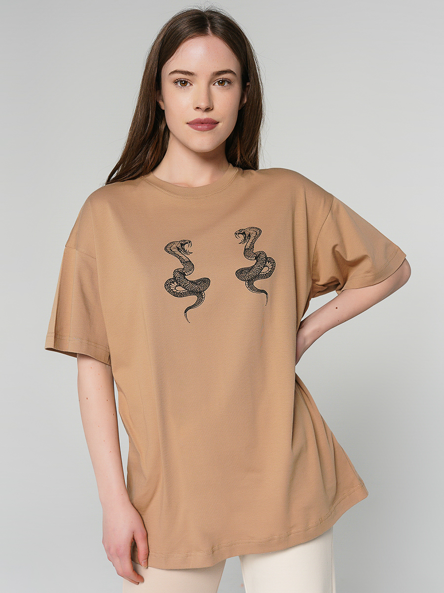 

Футболка женская ТВОЕ 81701 бежевая XS, 81701