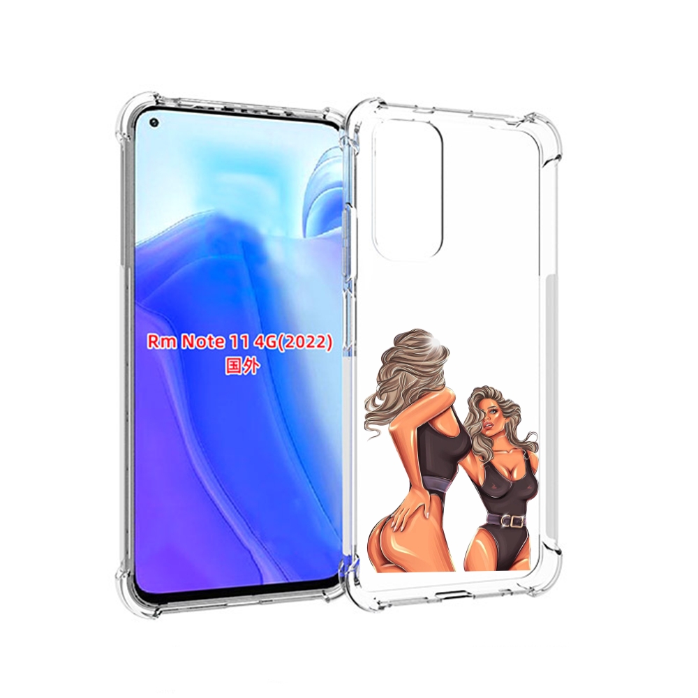 

Чехол MyPads девушка-в-купальнике-черном женский для Xiaomi Redmi Note 11 4G ( Глобальн, Tocco