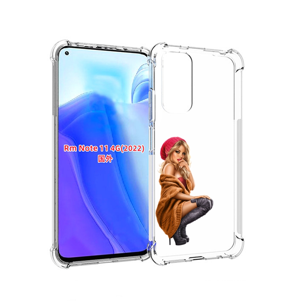 

Чехол MyPads девушка-в-коричневом-свитере для Xiaomi Redmi Note 11 4G ( Глобальная верс, Tocco