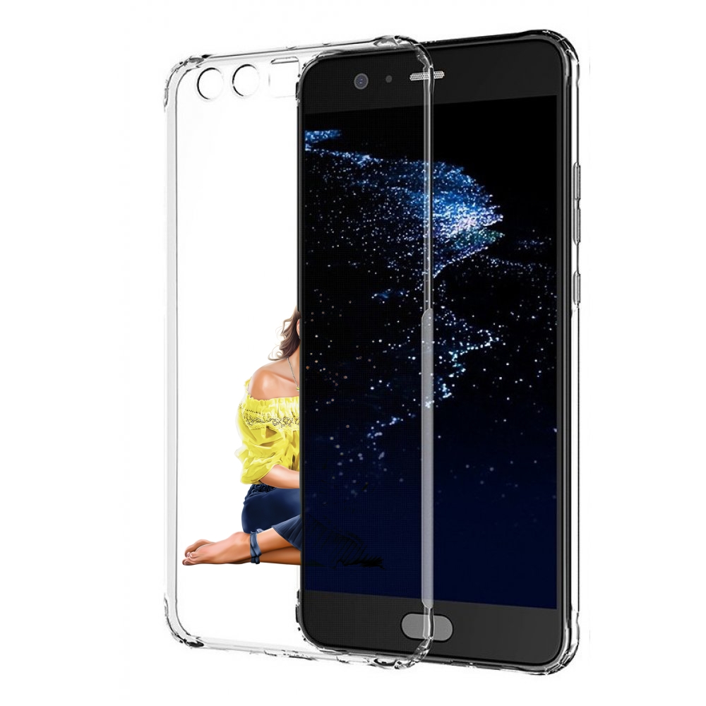 

Чехол бампер MyPads миленькая-девочка женский для Huawei P10 Plu, Прозрачный, Tocco