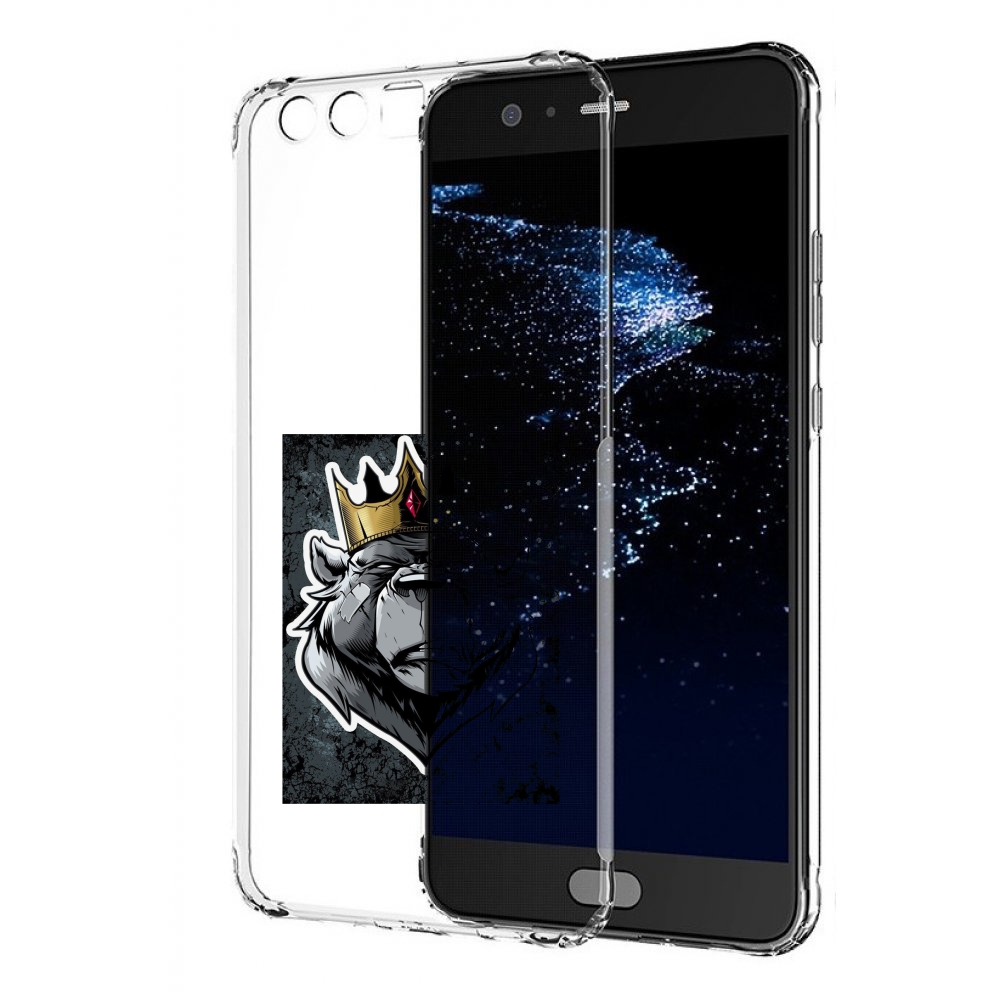 

Чехол бампер MyPads медведь с короной для Huawei P10 Plus против, Прозрачный, Tocco