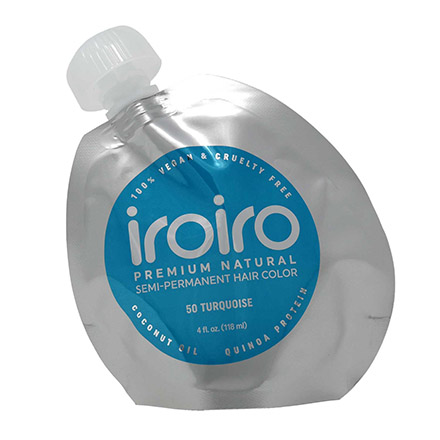 Семиперманентный краситель IROIRO №50 Turquoise 118 мл краска для волос iroiro семиперманентный краситель 100 dark red 118 мл