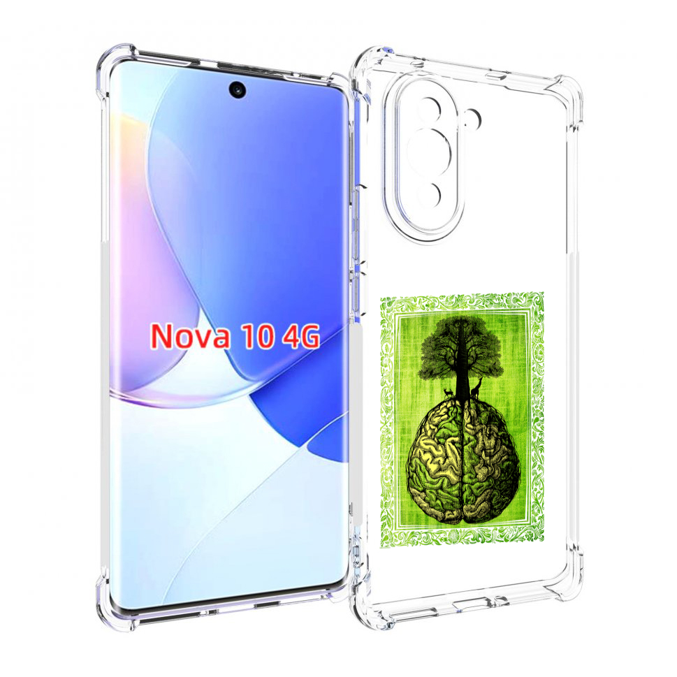 

Чехол MyPads абстракция здоровый мозг для Huawei Nova 10, Прозрачный, Tocco