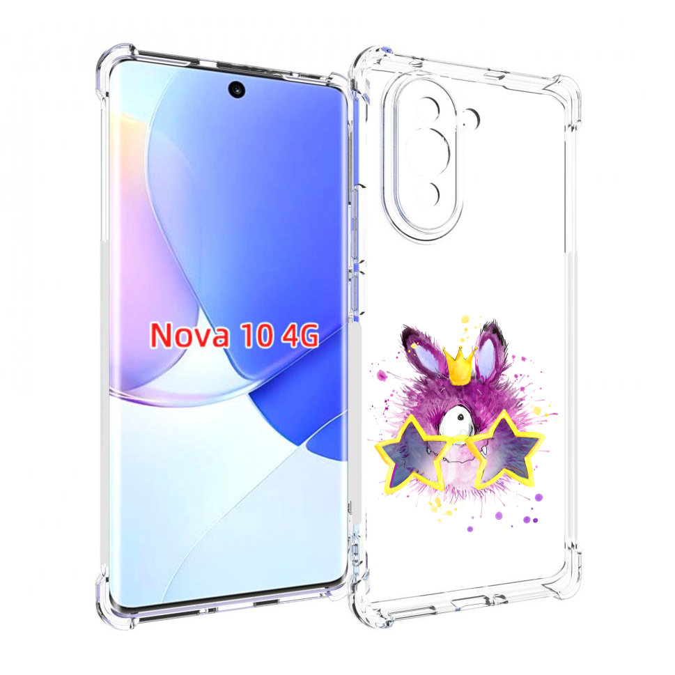 

Чехол MyPads Шуршуля для Huawei Nova 10, Прозрачный, Tocco