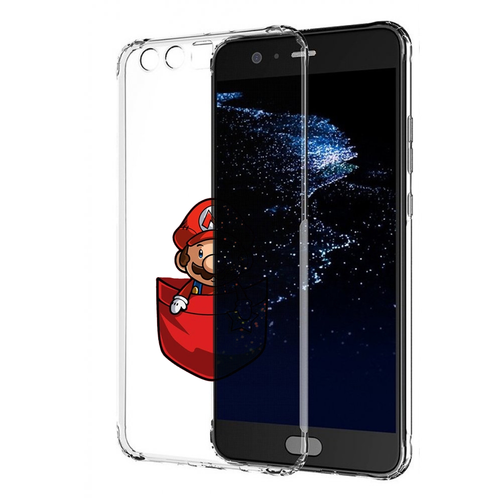 

Чехол бампер MyPads марио в кармашке детский для Huawei P10 Plus, Прозрачный, Tocco