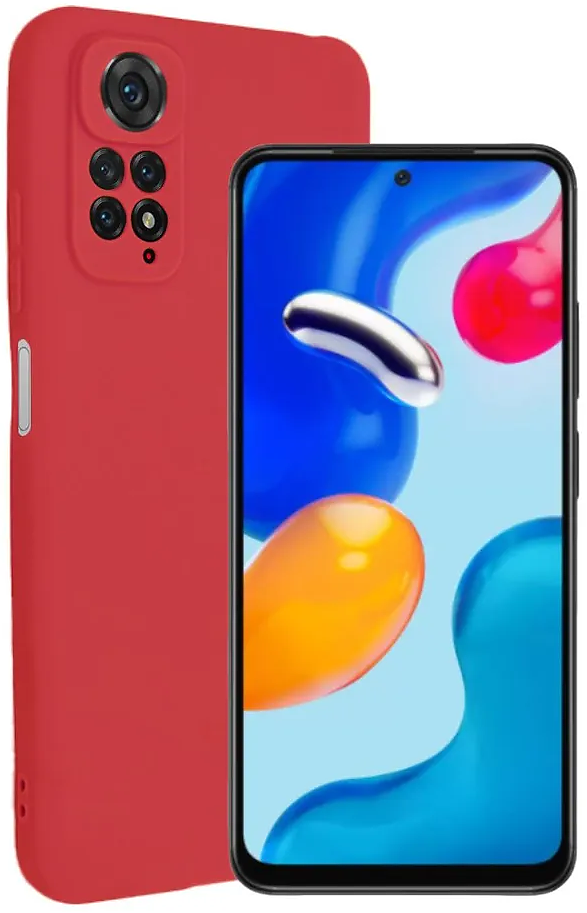 

Чехол PERO для Xiaomi Redmi Note 11; Redmi Note 11s красный