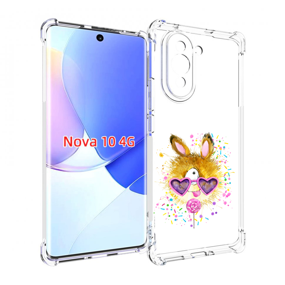 

Чехол MyPads Чупя для Huawei Nova 10, Прозрачный, Tocco