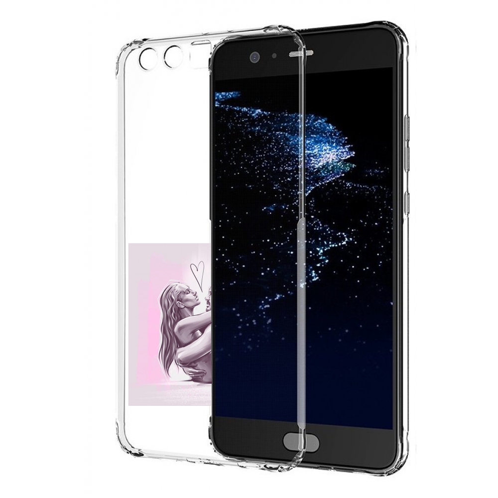 

Чехол бампер MyPads любовные-тела для Huawei P10 Plus противоуда, Прозрачный, Tocco