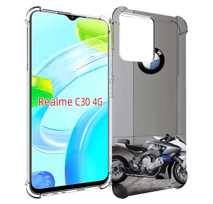 Чехол MyPads бмв мотоцикл для Realme C30 4G / Narzo 50i Prime