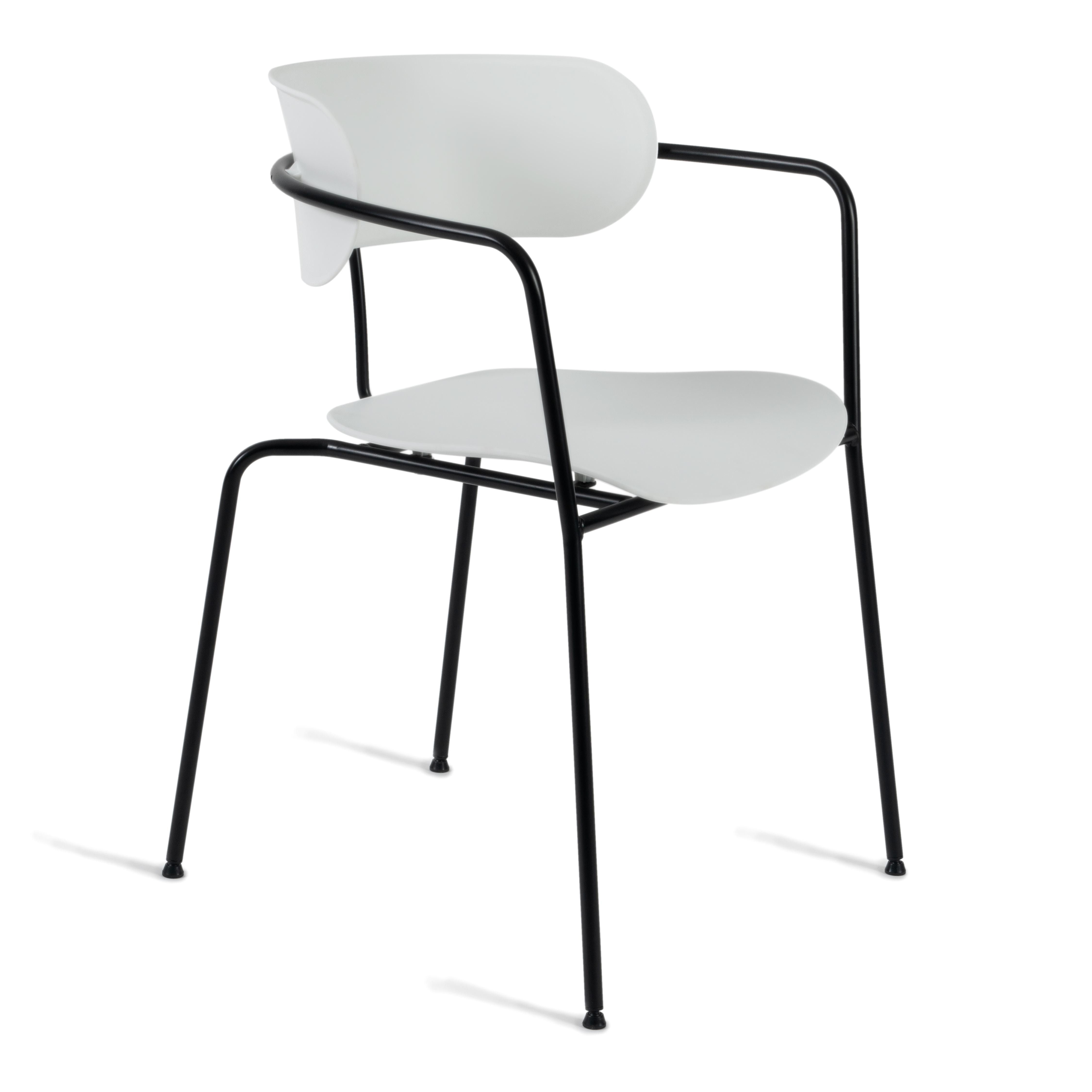 

КреслоTetChair VAN HALLEN (mod. 2433) белый/черный, VAN HALLEN (mod. 2433)