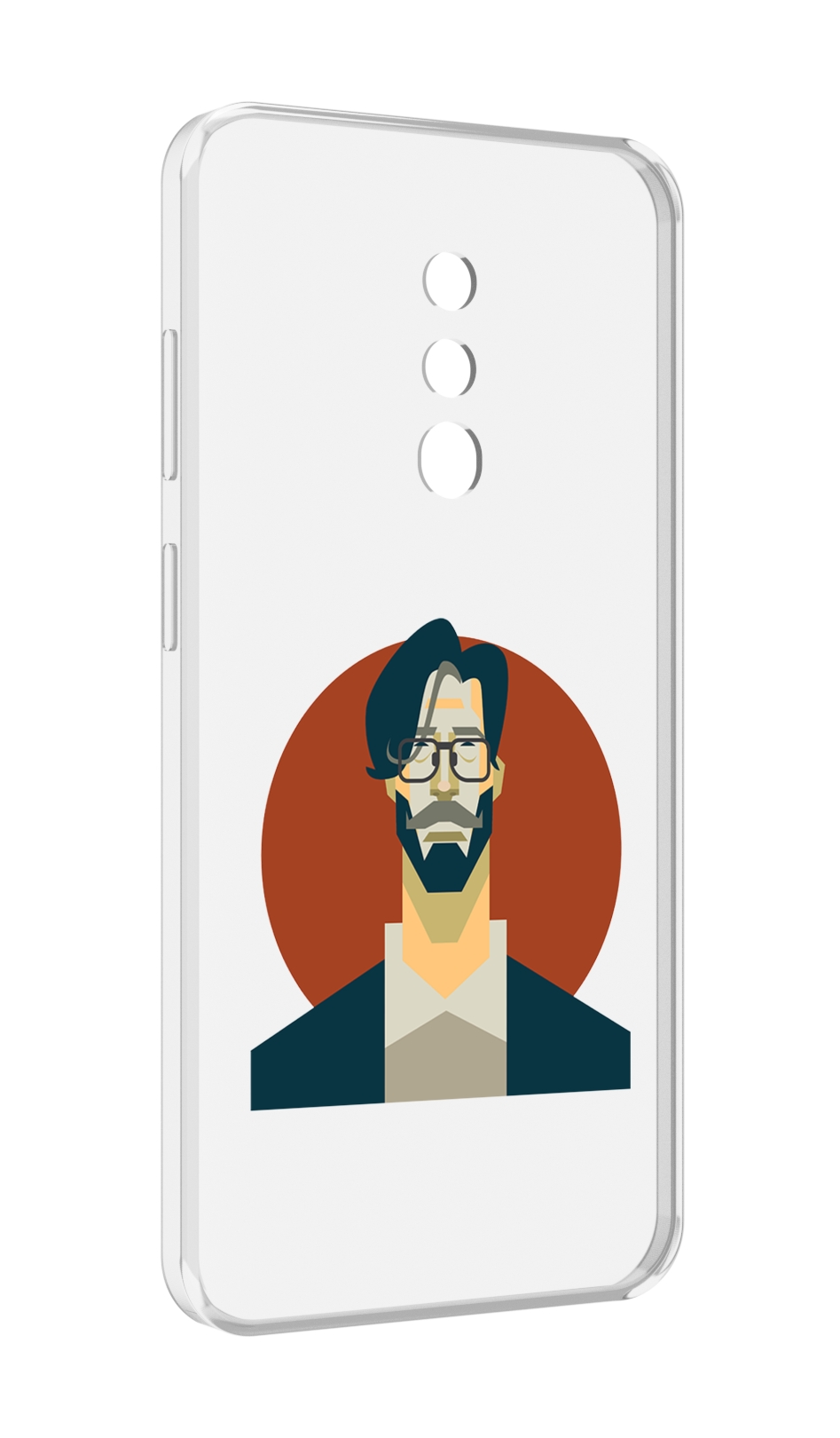 

Чехол MyPads мужичек-в-очках для Blackview BV5200, Прозрачный, Tocco