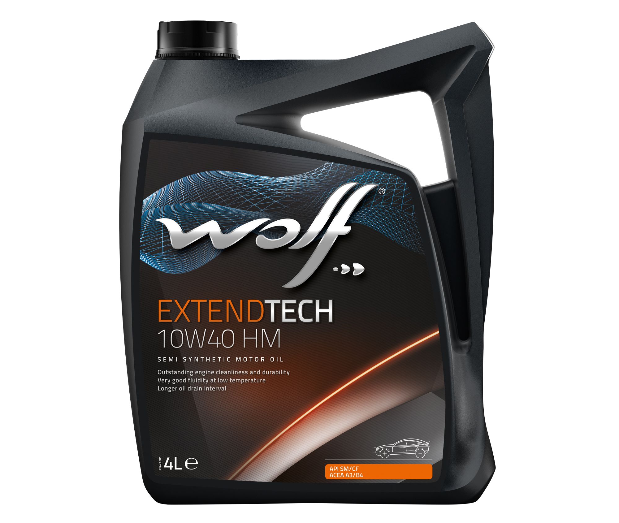 WOLF OIL 8310195 Масло моторное GUARDTECH 10W40 SN 1L