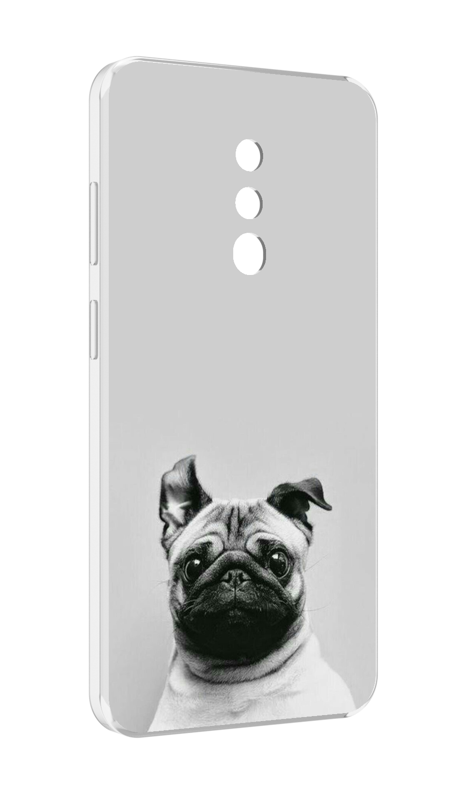 

Чехол MyPads мопс для Blackview BV5200, Прозрачный, Tocco