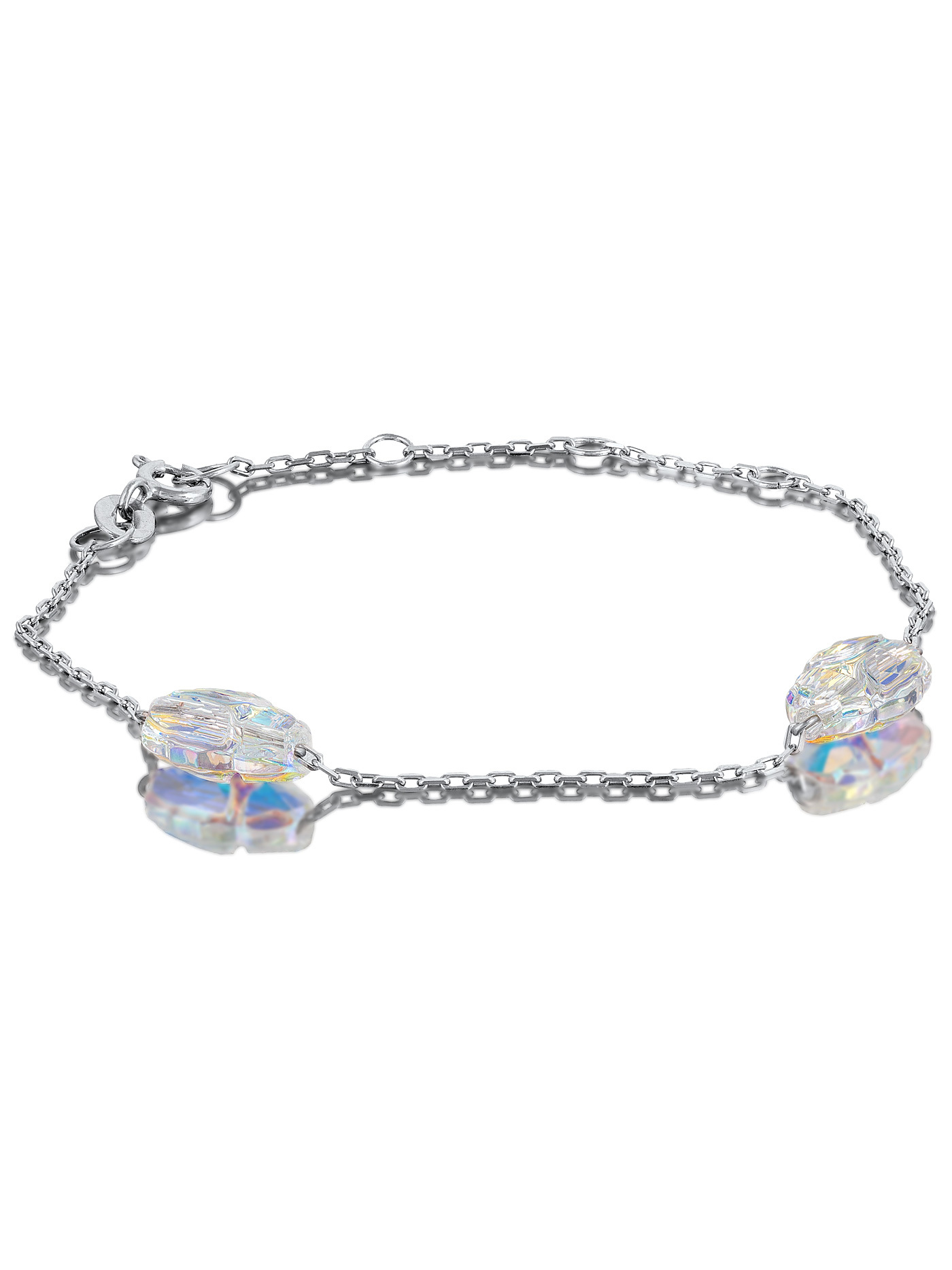 Браслет-цепочка из серебра р. 14 L'attrice 53666176, Swarovski