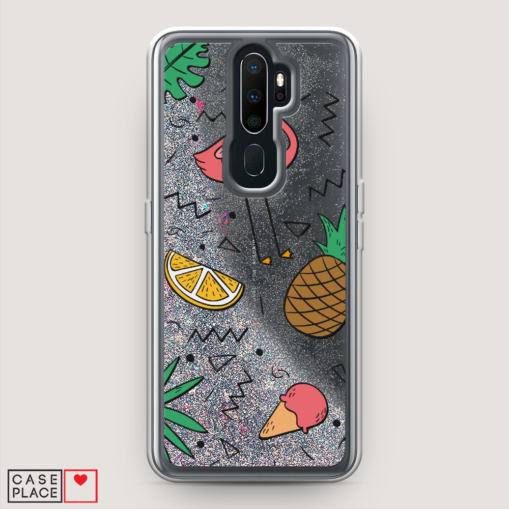 

Чехол Awog на Oppo A9 (2020) "Гавайский фон", Разноцветный, 251991-1