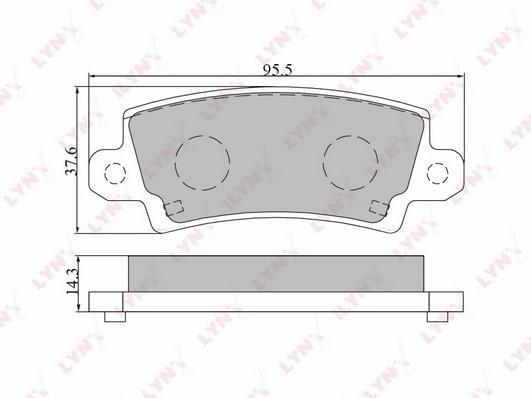

Колодки тормозные задние подходит для TOYOTA Corolla (UK) 1.4-2.0D 02-06/Corolla Verso 1.4