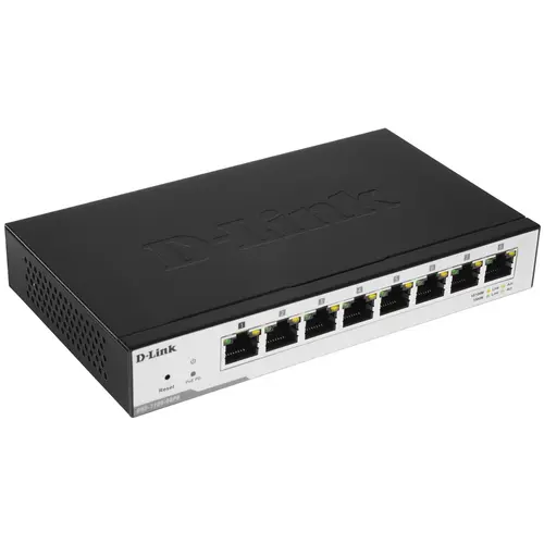 фото Коммутатор d-link dgs-1100-08pd/b1b dgs-1100-08pd/b1b черный