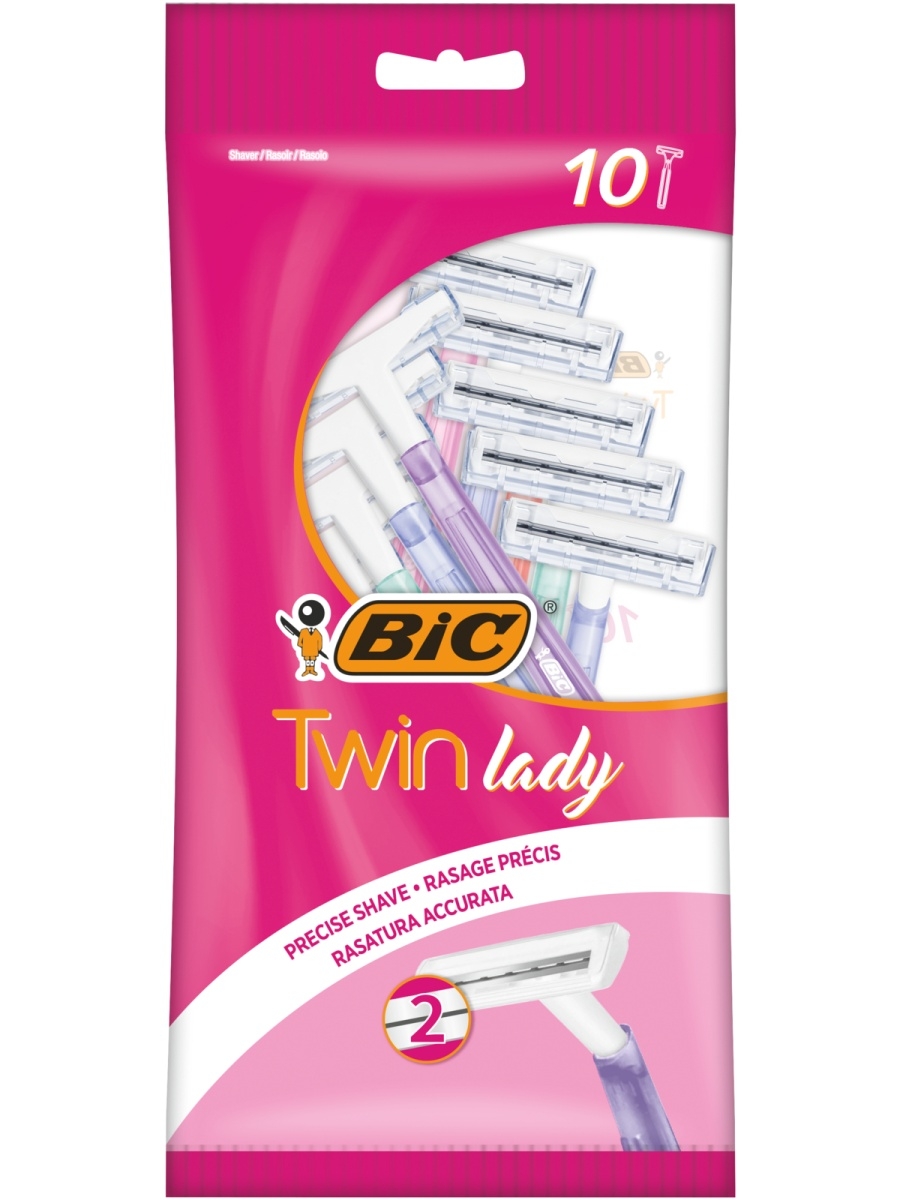 Бритва BIC Twin Lady 10шт