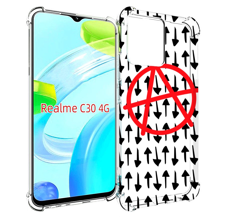 

Чехол MyPads анархия-панк для Realme C30 4G / Narzo 50i Prime, Прозрачный, Tocco