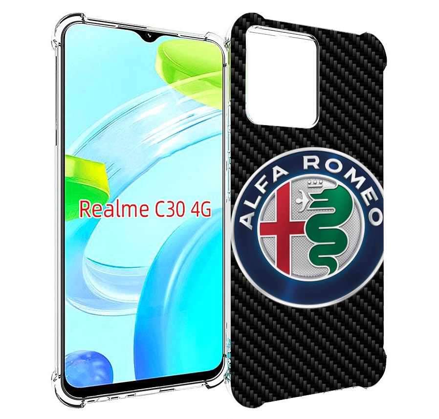 

Чехол MyPads альфа-ромео мужской для Realme C30 4G / Narzo 50i Prime, Прозрачный, Tocco