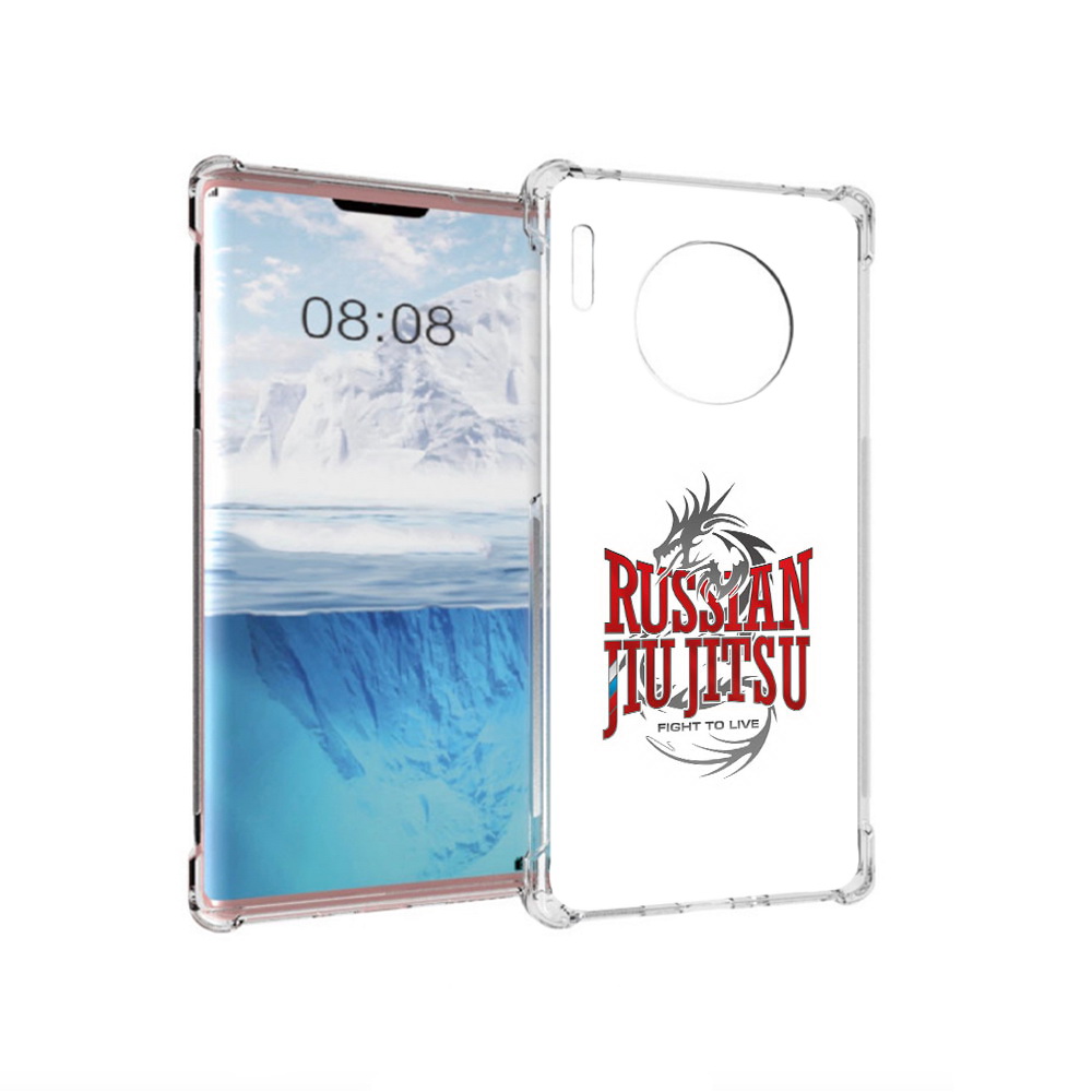 

Чехол MyPads Tocco для Huawei Mate 30 Pro джиу джитсу, Прозрачный, Tocco