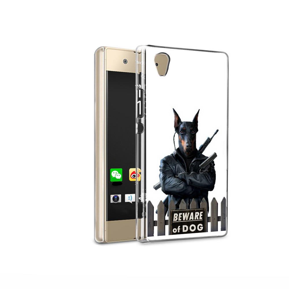 

Чехол MyPads Tocco для Sony Xperia XA1 Ultra доберман (PT67027.252.332), Прозрачный, Tocco