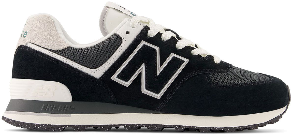 Кроссовки унисекс New Balance 74G черные 9.5 US