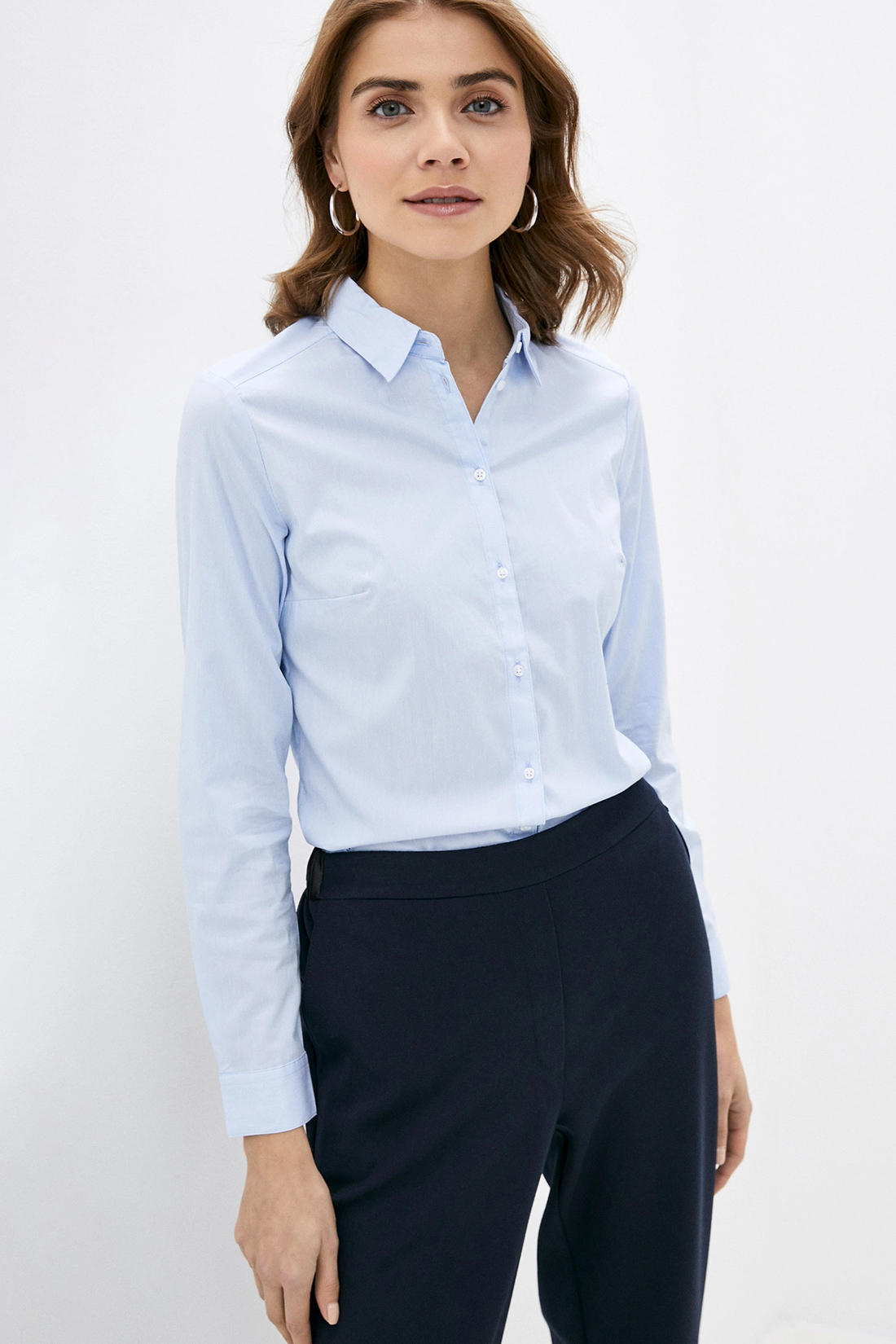 фото Рубашка женская baon b170701 белая s