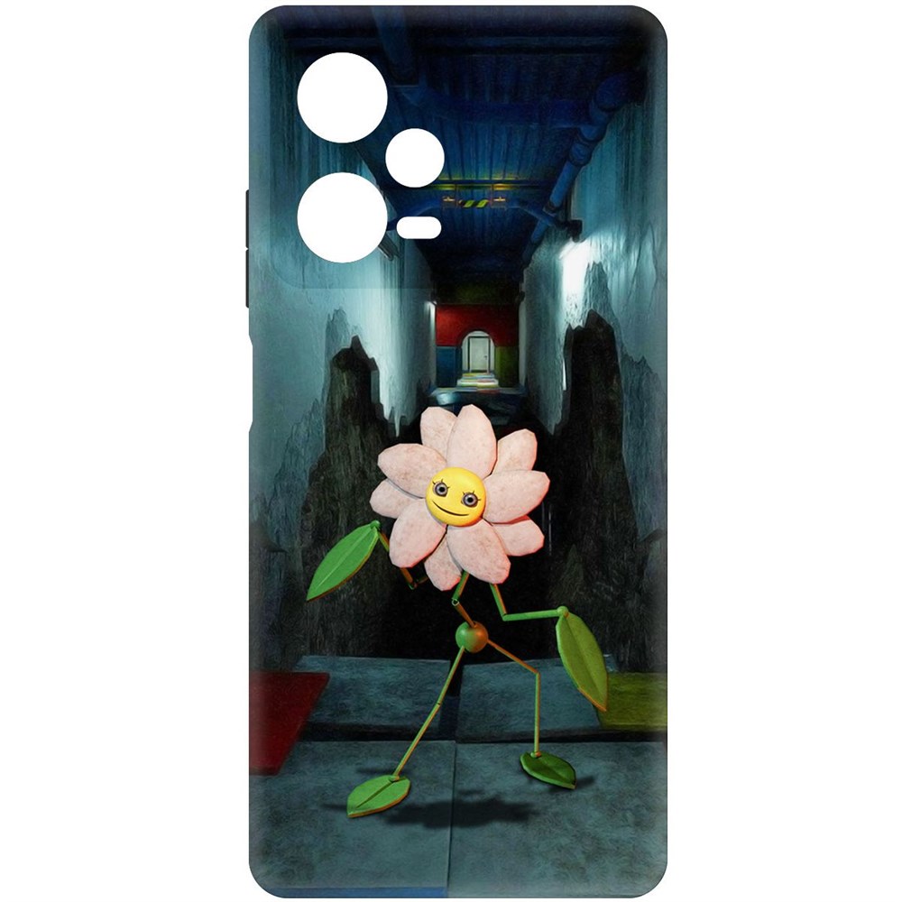 

Чехол-накладка Софт Хаги Ваги - Дейзи для Xiaomi Redmi Note 12 Pro+ 5G, Черный